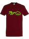 Cloud T-shirt Red Cotton