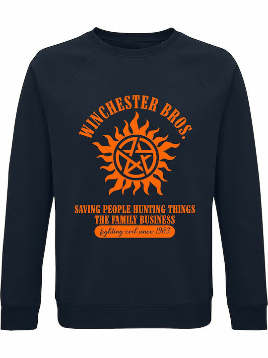Supernatural Winchester Bros Sweatshirt Blau