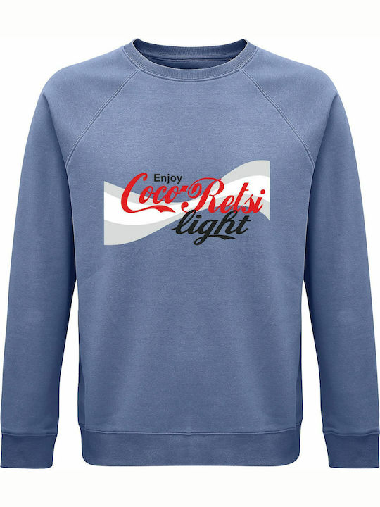 Light Sweatshirt Blau