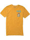 Altamont T-shirt Κίτρινο Βαμβακερό