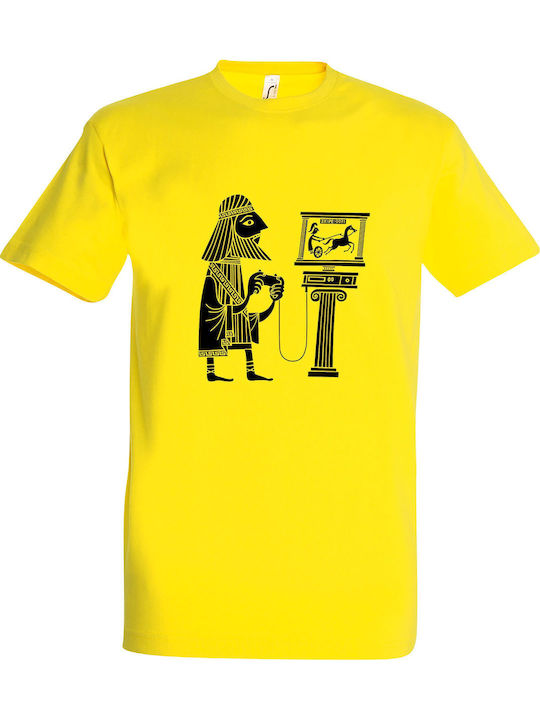 T-shirt Yellow Cotton