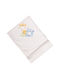 Mother Baby Blanket Cot Waffle White 80x130cm