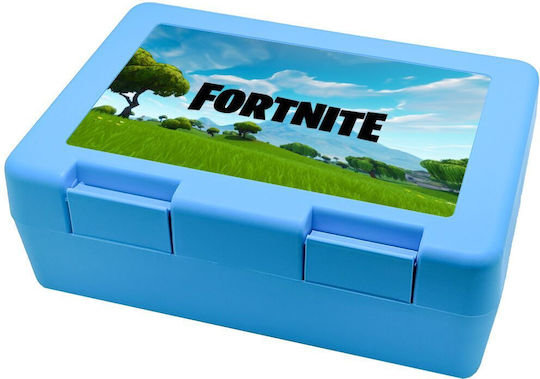 Koupakoupa Πλαστικό Παιδικό Δοχείο Φαγητού Fortnite Γαλάζιο