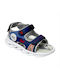 Bacio & Bacio Kinder Sandalen mit Klettverschluss & Lichtern Blau