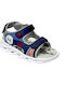 Kinder Sandalen mit Klettverschluss & Lichtern Blau