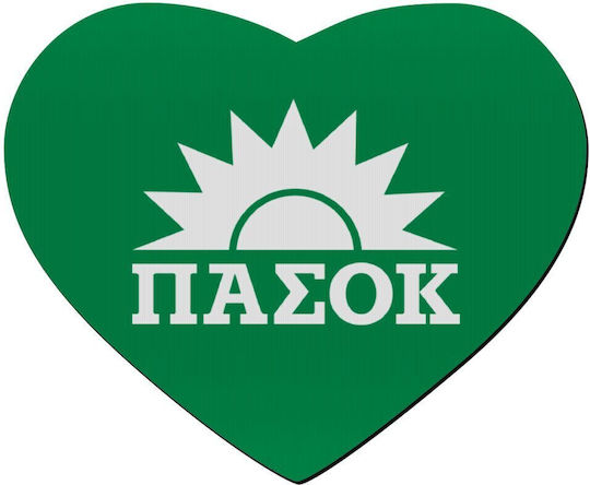 Koupakoupa Pasok Green Mouse Pad (230mm) Green KP_16024_MOUSEPAD-HEART