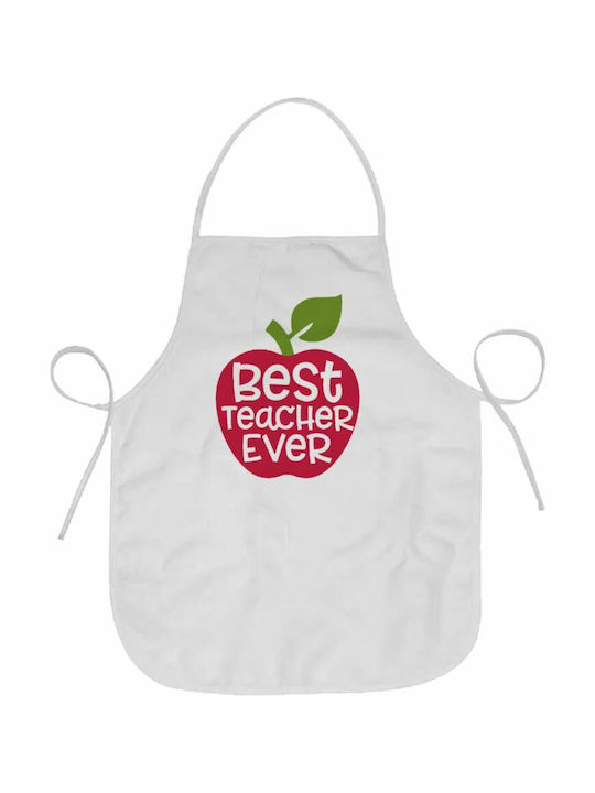 Koupakoupa best teacher Apron White 75x63cm