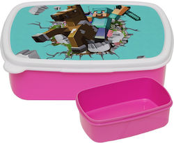 Koupakoupa Plastic Kids' Food Container Minecra...