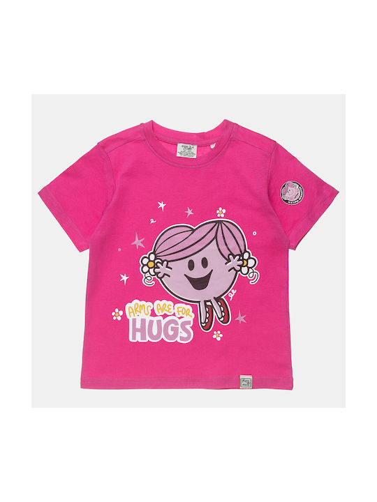 CHartini Poli Kinder-T-Shirt Fuchsie Η κυρία Αγκαλίτσα HP.TST.0004