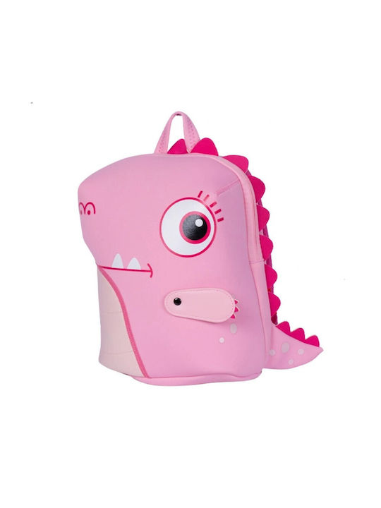 NOHOO Schulranzen Rucksack Kindergarten Rosa 24 x 8,5 x 25,5cm