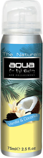 Aqua Αρωματικό Σπρέι Αυτοκινήτου The Naturals Vanilla-Coconut 75ml