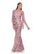Farmaki Summer Maxi Evening Dress Pink