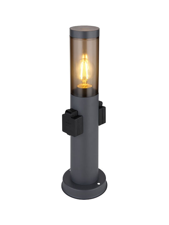 Globo Lighting Boston Lampă Post Mic Pentru Exterior 23W IP44 Pentru Bază De Bec E27 Gri