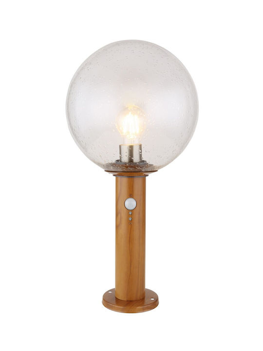 Globo Lighting Lampa Post Mic De Exterior 15W IP44 Pentru Bază De Bec E27 Maro