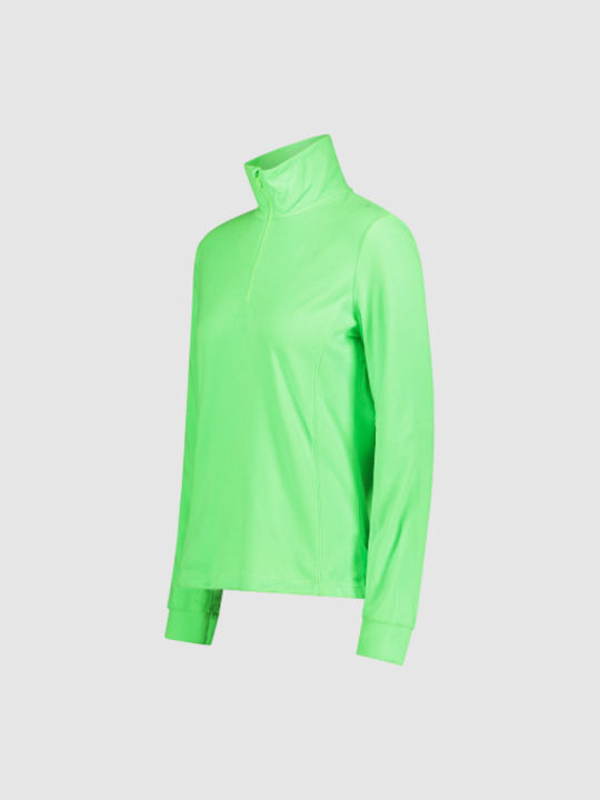 CMP Fleece Γυναικεία Ζακέτα με Φερμουάρ σε Πράσ...