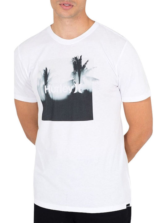 Hurley Washed Bali Тениска Бял