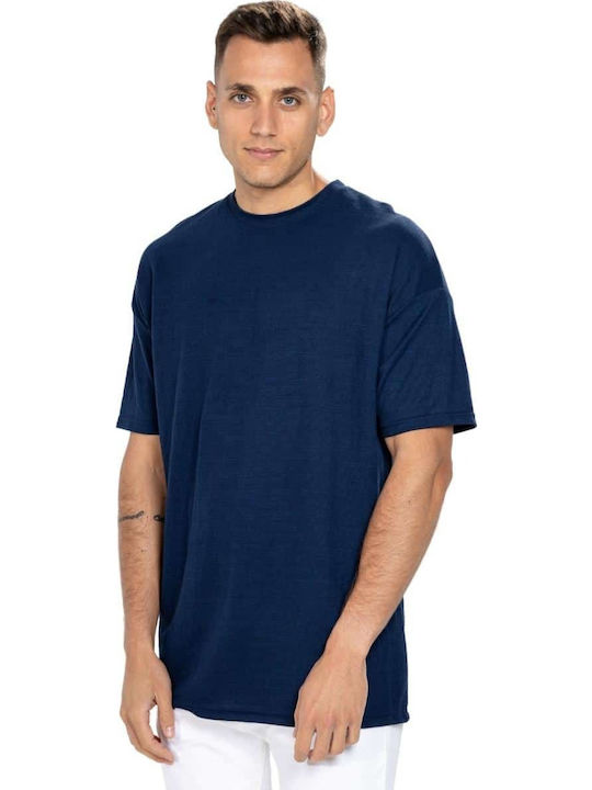 T-shirt Navy Μπλε