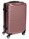 Keskor Mittlere Hart Reisekoffer Rose Gold mit 4 Rädern Höhe 66cm