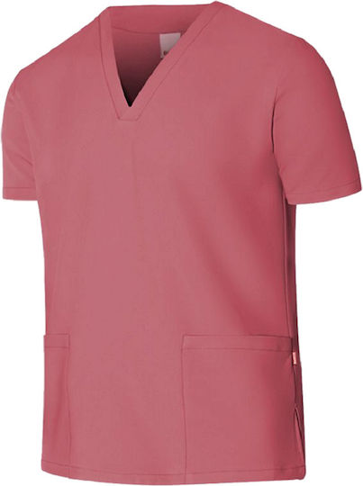 Velilla Unisex Ιατρική Μπλούζα Ροζ