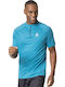 Essentials Sportliches Kurzarm T-Shirt Blau