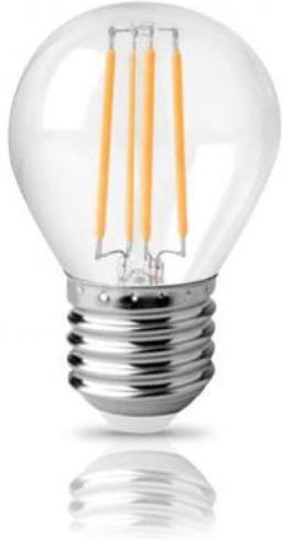 Fos me Λάμπα LED 6W για Ντουί E27 και Σχήμα G45 Φυσικό Λευκό 490lm