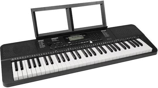 Medeli Keyboard MK100 with 61 Dynamic Keys with Music Stand Black Stand Standard Bundle II