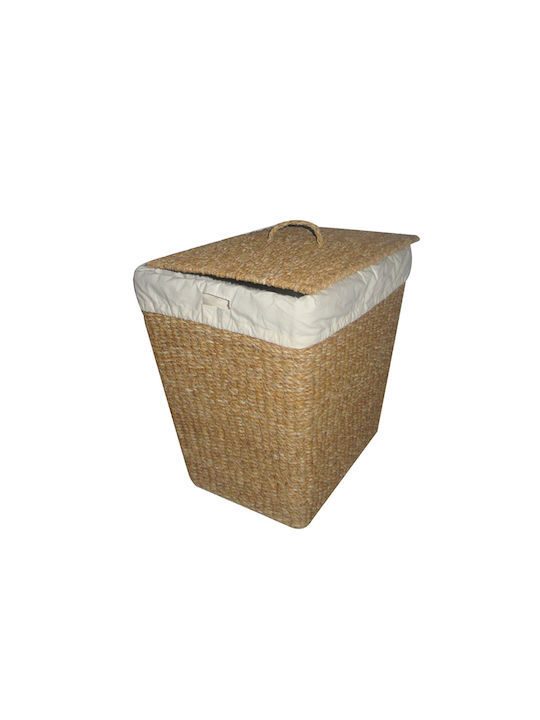 InTheBox Wicker Laundry Basket Set with Lid White