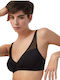 Ysabel Mora Schwarz Damen Bralette-BH