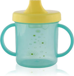 Lorelli Educational Sippy Cup Plastic with Handles Green for 12m+m+ 210ml