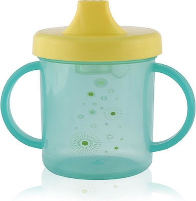 Lorelli Educational Sippy Cup Plastic with Handles Green for 12m+m+ 210ml