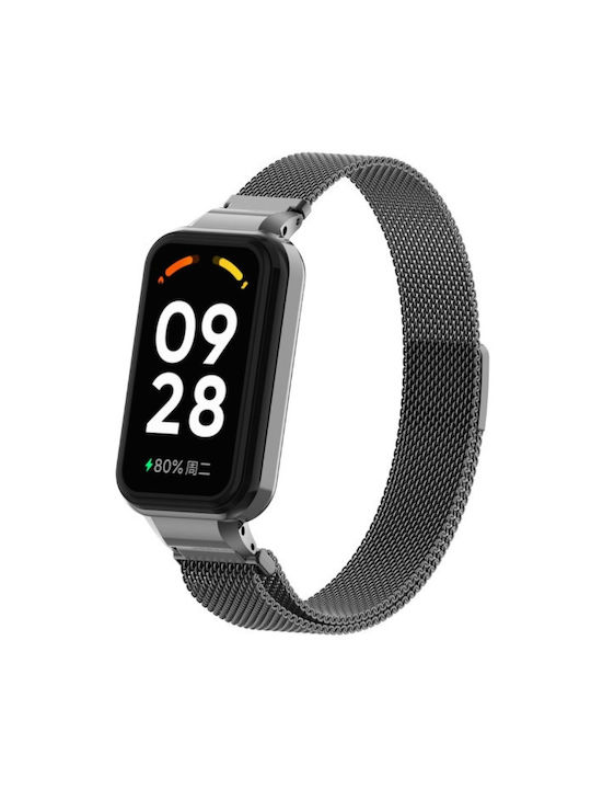 Redmi Smart Каишка Неръждаема стомана Черен (Realme Band 2)