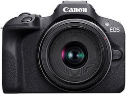 Canon EOS R100 Mirrorless Camera Crop Frame Kit (RF-S 18-45mm f/4.5-6.3 IS STM) Black