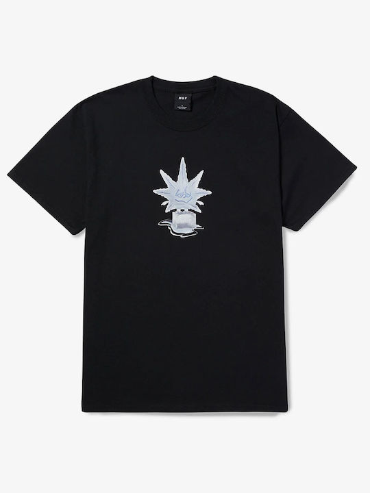 HUF Ανδρικό T-shirt Κοντομάνικο Μαύρο