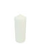 CANDLE COLLAR 8X20CM (WHITE)