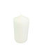 CANDLE COLLAR 8X15CM (WHITE)