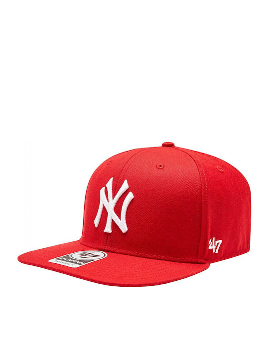 MLB New York Yankees Shot Snapback Cap Red