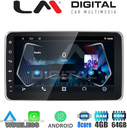 LM Digital Car Audio System 1DIN (Bluetooth/USB)