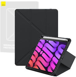 Baseus Minimalist Flip Cover Piele artificială Negru (iPad mini 2021)