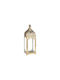 Keskor Floortop Metallic Lantern Gold 19x19x61cm