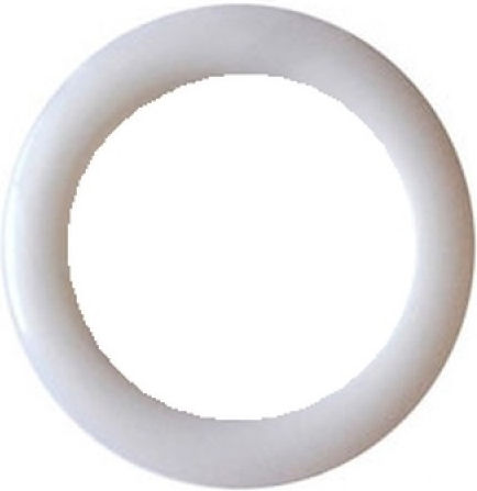 White Plastic Curtain Accessory 26288