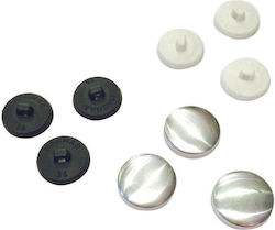 Michailidis DM Black Plastic Sewing Button 100pcs