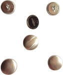 Michailidis DM Silver Metal Sewing Button 200pcs ΚΜ16