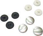 Michailidis DM White Sewing Button 100pcs ΝΟ16