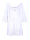 Swarna Women's Mini Caftan Beachwear White