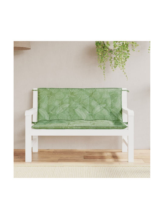 vidaXL Garden Bench Cushion with Backrest Green...