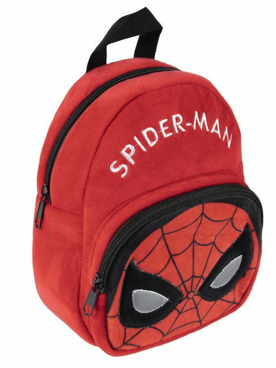 Marvel Teddy Spiderman School Bag Backpack Kindergarten Red