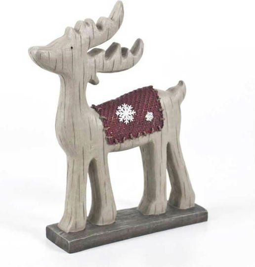 Weihnachtliche Figur Hirsche Gray Höhe 6cm