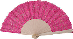 Gift-Me Holz Fuchsie Ventilator 23cm
