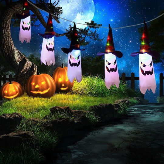 Αποκριάτικη Γιρλάντα Πολύχρωμη για Halloween 4τμχ
