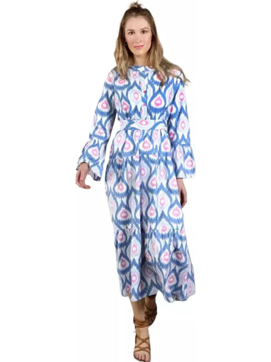 Achilleas Accessories Feminin Lung Rochie de Plajă Albastru